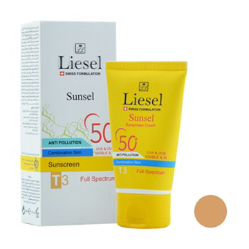 ضدآفتاب سانسل پوست مختلط لایسل T3